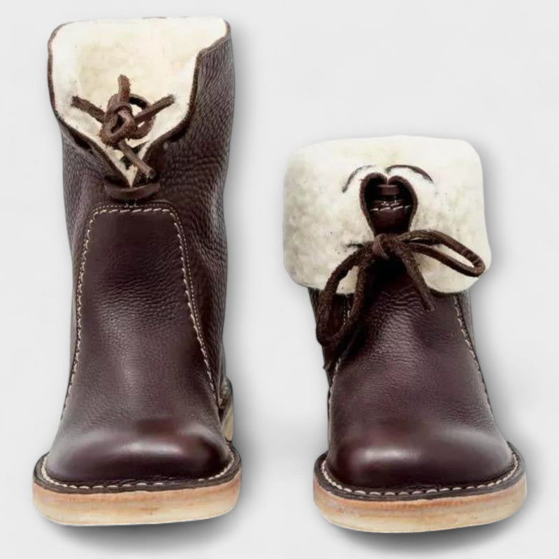 Wasserdichte Stiefel mit Wollfütterung