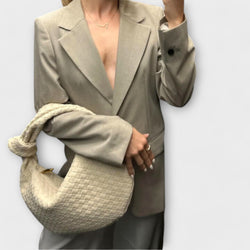 Cécile. - Große geflochtene Damenhandtasche