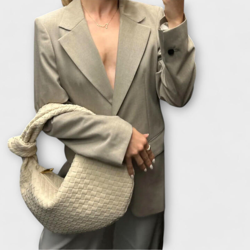 Cécile. - Große geflochtene Damenhandtasche