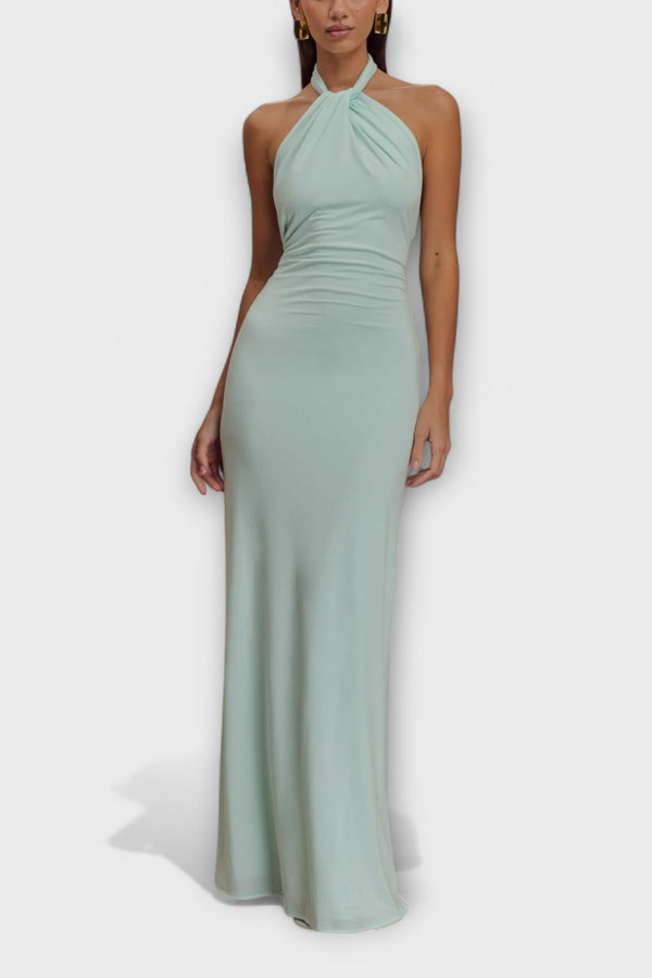 Lagune - Slinky Halter Maxi Kleid