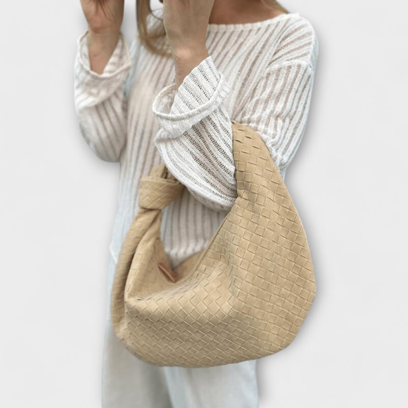Cécile. - Große geflochtene Damenhandtasche