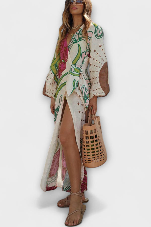 Tracey - Bindetunika Maxikleid