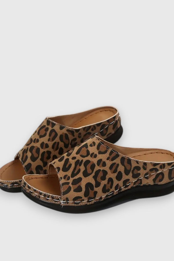 Tina – Leopard Sandalen