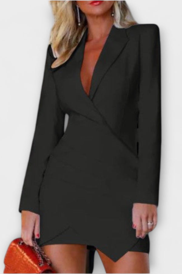 Langärmeliges Blazerkleid für Frauen