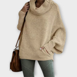 Ulrike - Eleganter Damenpullover in Schildpatt