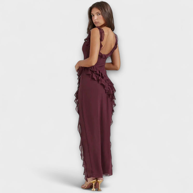 Lara - Maxikleid mit Seitenschlitz