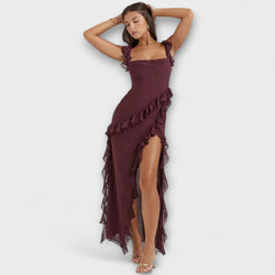 Lara - Maxikleid mit Seitenschlitz