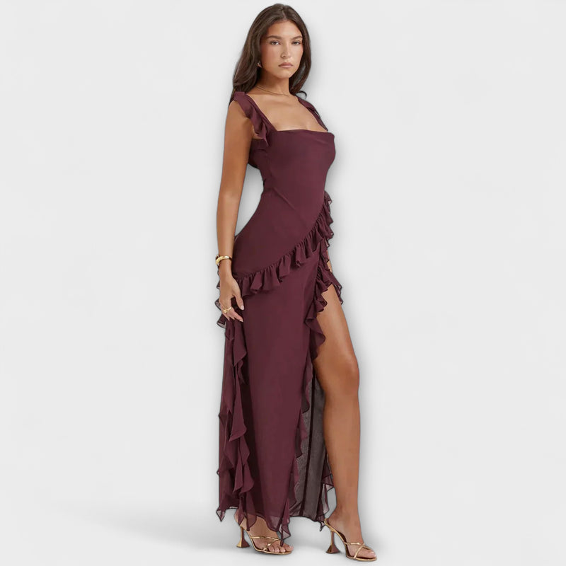 Lara - Maxikleid mit Seitenschlitz