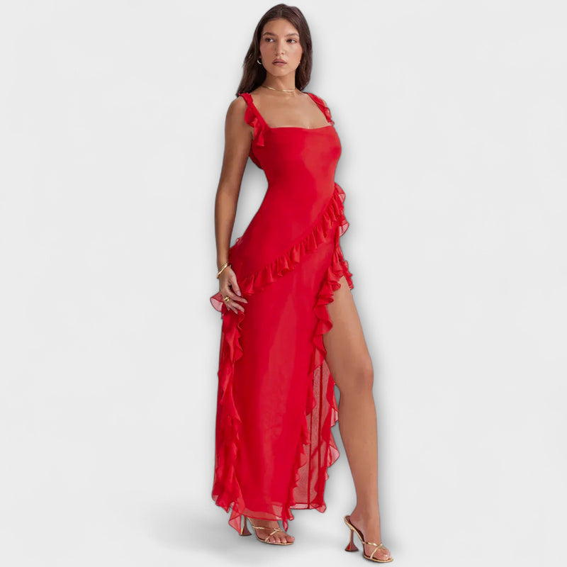 Lara - Maxikleid mit Seitenschlitz
