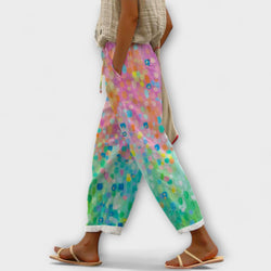 Airish - Distinctive Printed Casual Button Hose